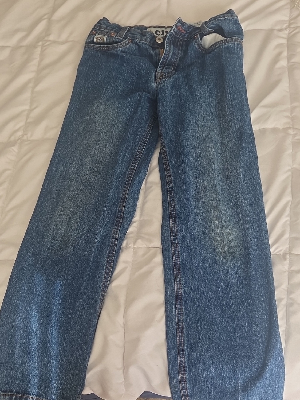 Cinch Men's Blue Straight Jeans